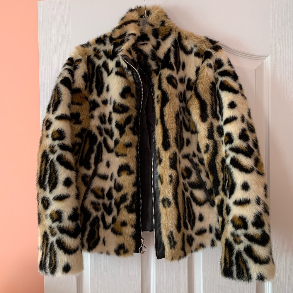 Express Leopard Print Jacket - Picture 6 of 7